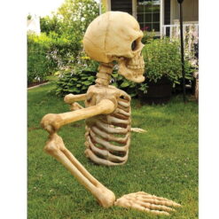 Skeleton Grave Ground Breaker Halloween Prop Yard Posable Haunted House Giant 4'