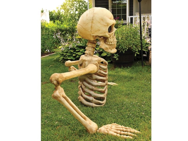 Skeleton Grave Ground Breaker Halloween Prop Yard Posable Haunted House Giant 4'