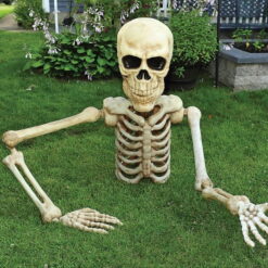Skeleton Grave Ground Breaker Halloween Prop Yard Posable Haunted House Giant 4'