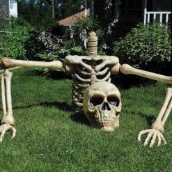 Skeleton Grave Ground Breaker Halloween Prop Yard Posable Haunted House Giant 4'