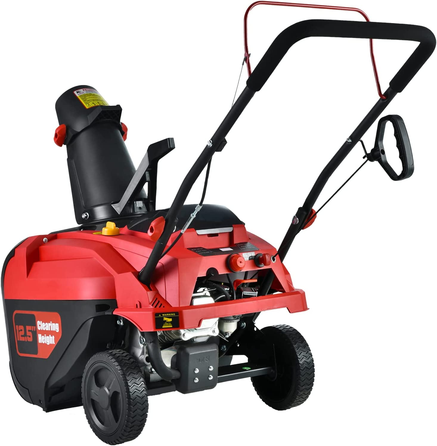 PowerSmart 21" 212cc Gas Powered Snow Blower, Easy To Use And Foldable Design