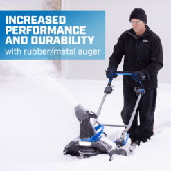 HART 40-Volt 18-inch Battery-Powered Brushless Snow Blower Kit, (1) 6.0Ah Lithium-Ion Battery