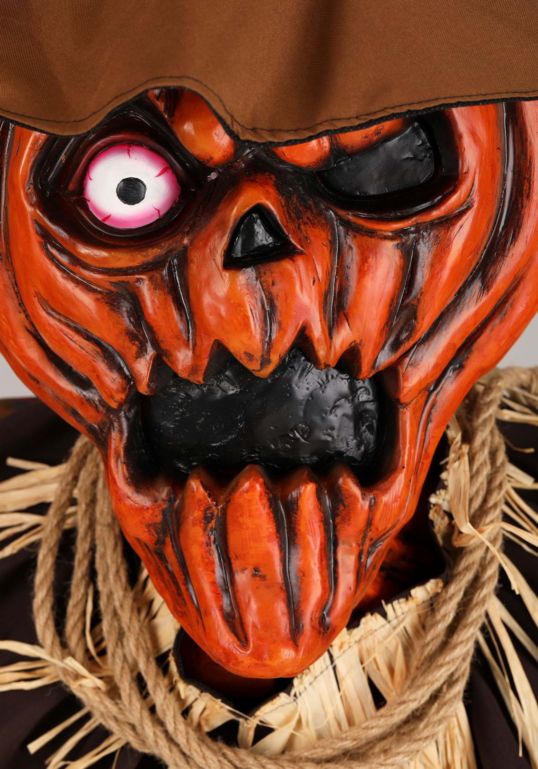 Pumpkin Scarecrow Animatronic Decoration