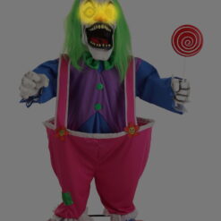 Animatronic Crazy Killer Clown Decoration