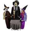 Haunted Hill Farm 66in 18.5lbs Witch Sisters Animatronic, Halloween Decoration, HHWITCHSTR-2FLSA