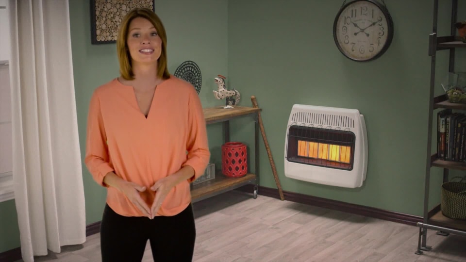 Dyna-Glo 30,000 BTU Natural Gas Infrared Vent Free Wall Heater