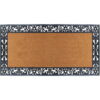 A1 Home Collections LLC A1HC Rubber and Coir Heavy Duty, Doormat, 30" X 60" Black/Beige Plain Coir