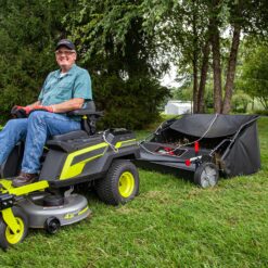 Brinly 54-in 31-cu ft Tow Lawn Sweeper