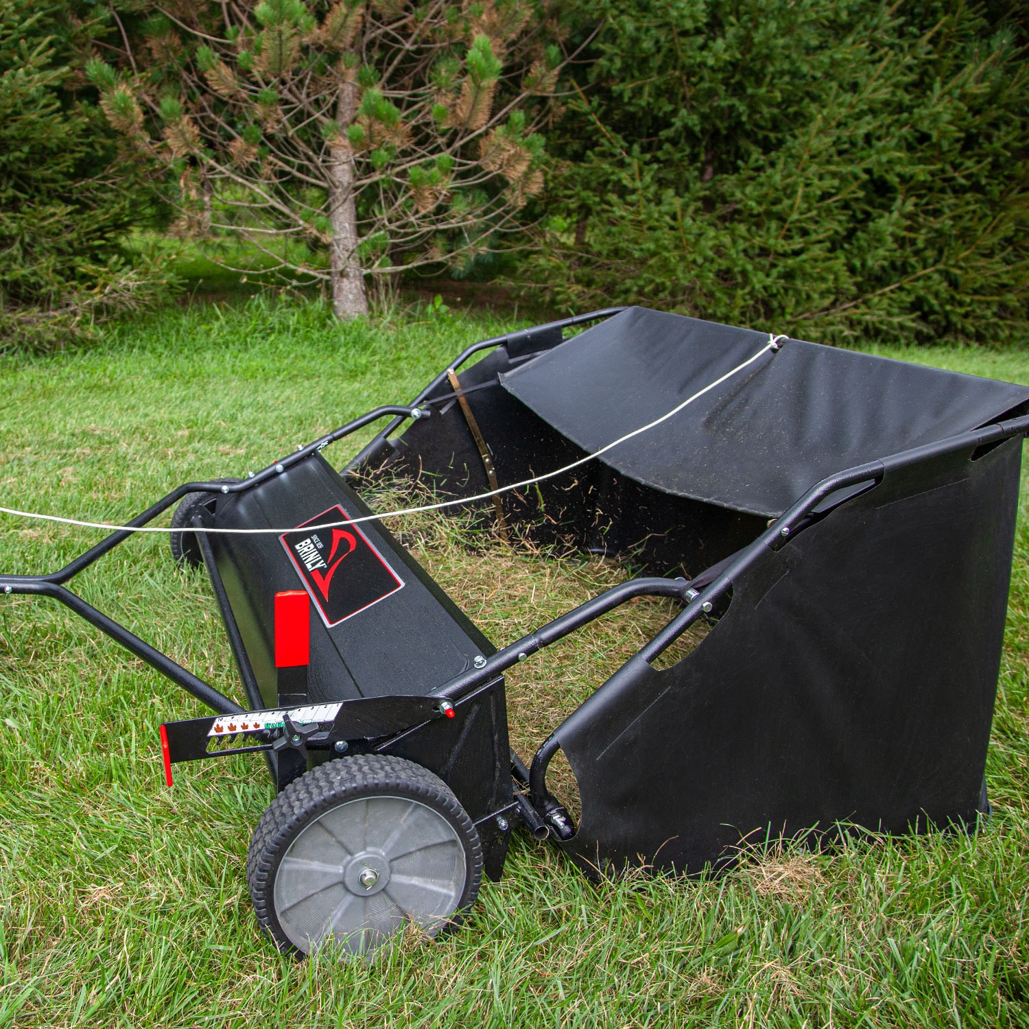 Brinly 54-in 31-cu ft Tow Lawn Sweeper