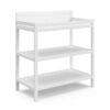 Storkcraft Alpine Infant Changing Table with Changing Pad, White