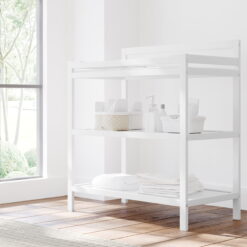 Storkcraft Alpine Infant Changing Table with Changing Pad, White