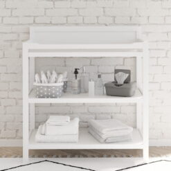 Storkcraft Alpine Infant Changing Table with Changing Pad, White