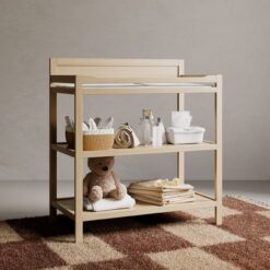 Storkcraft Alpine Infant Changing Table with Changing Pad, Driftwood