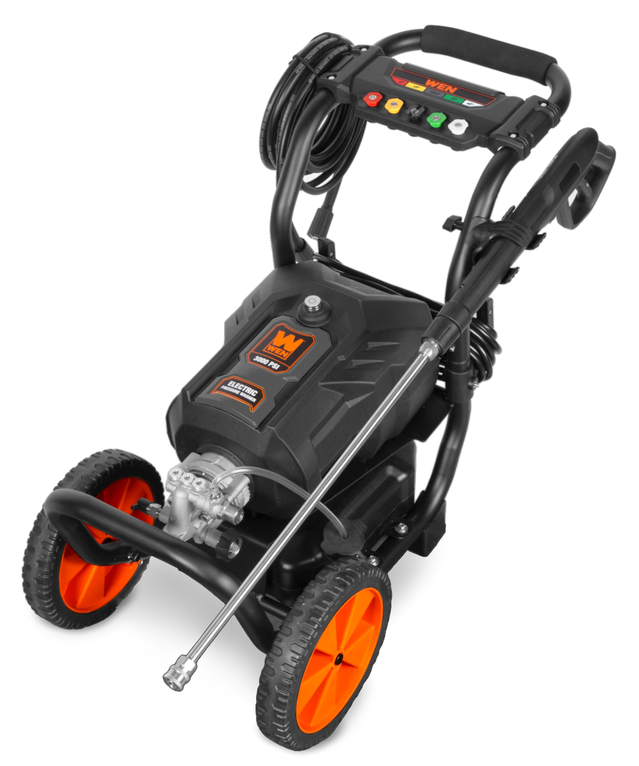 WEN 3000-PSI 2-GPM Cold Water Electric Pressure washer with 5 Spray Tips