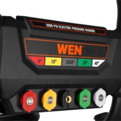 WEN 3000-PSI 2-GPM Cold Water Electric Pressure washer with 5 Spray Tips