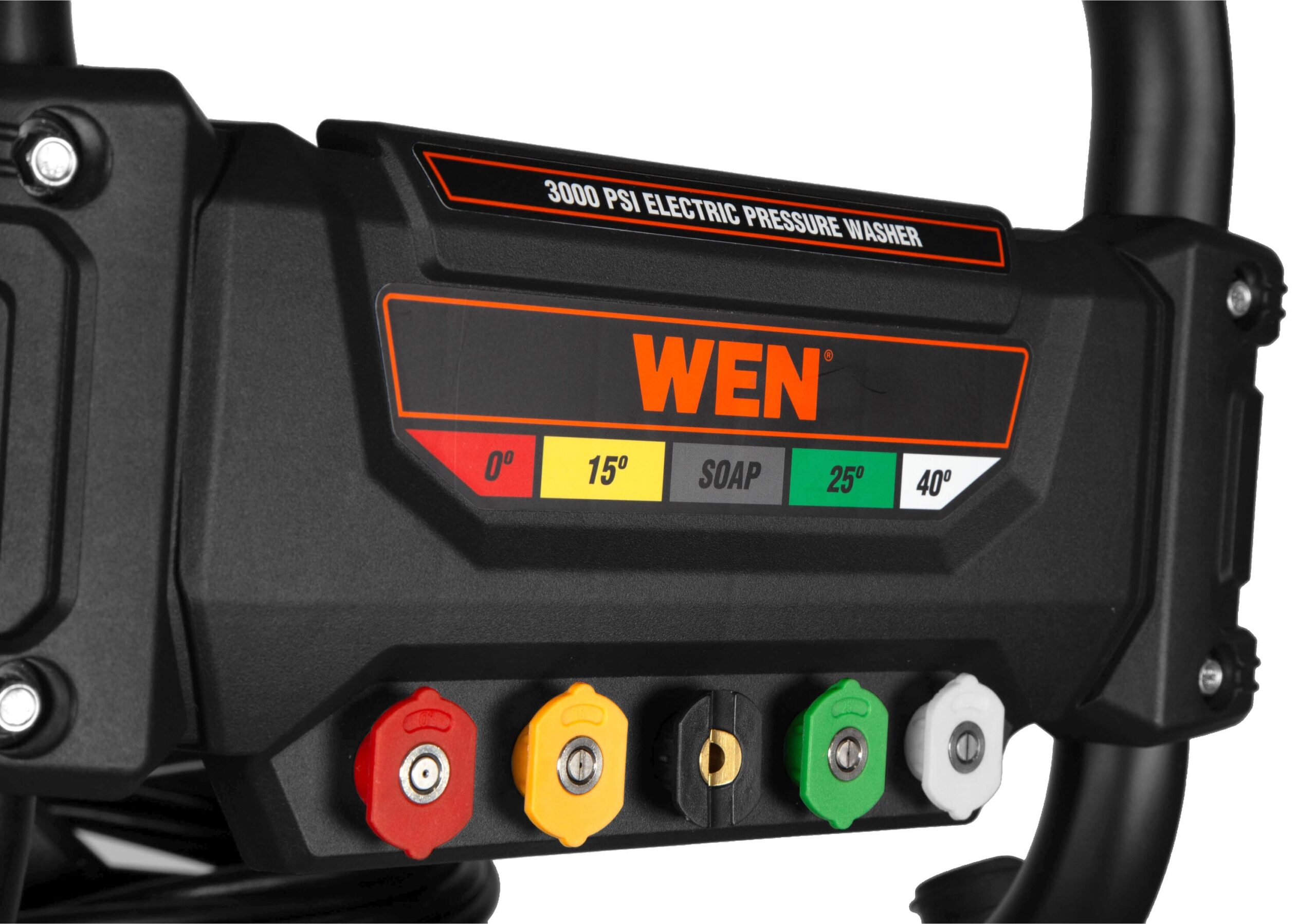 WEN 3000-PSI 2-GPM Cold Water Electric Pressure washer with 5 Spray Tips