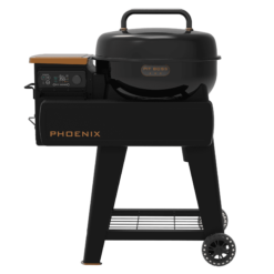 Pit Boss Phoenix 376 Sq in Pellet Kettle Grill with Charcoal Insert - Onyx Edition