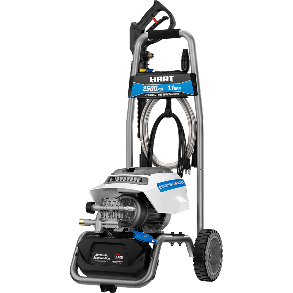 HART 2500 PSI at 1.1 GPM 120V Electric Brushless Cold Water Pressure Washer