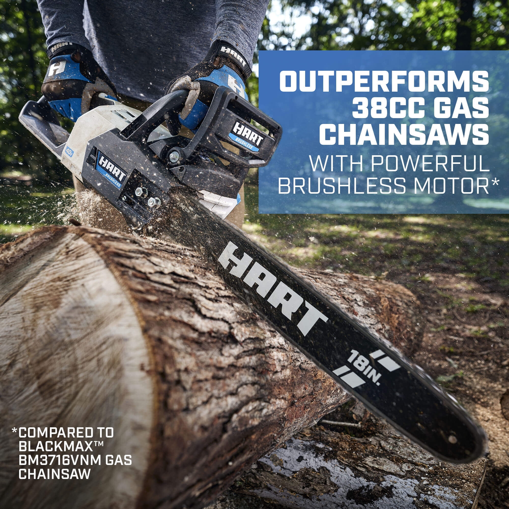 HART 40V 18" Brushless Chainsaw