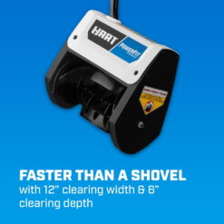 HART 40-Volt 12-inch Single Stage Battery-Powered Snow Shovel Kit, (1) 4.0Ah Lithium-Ion Battery
