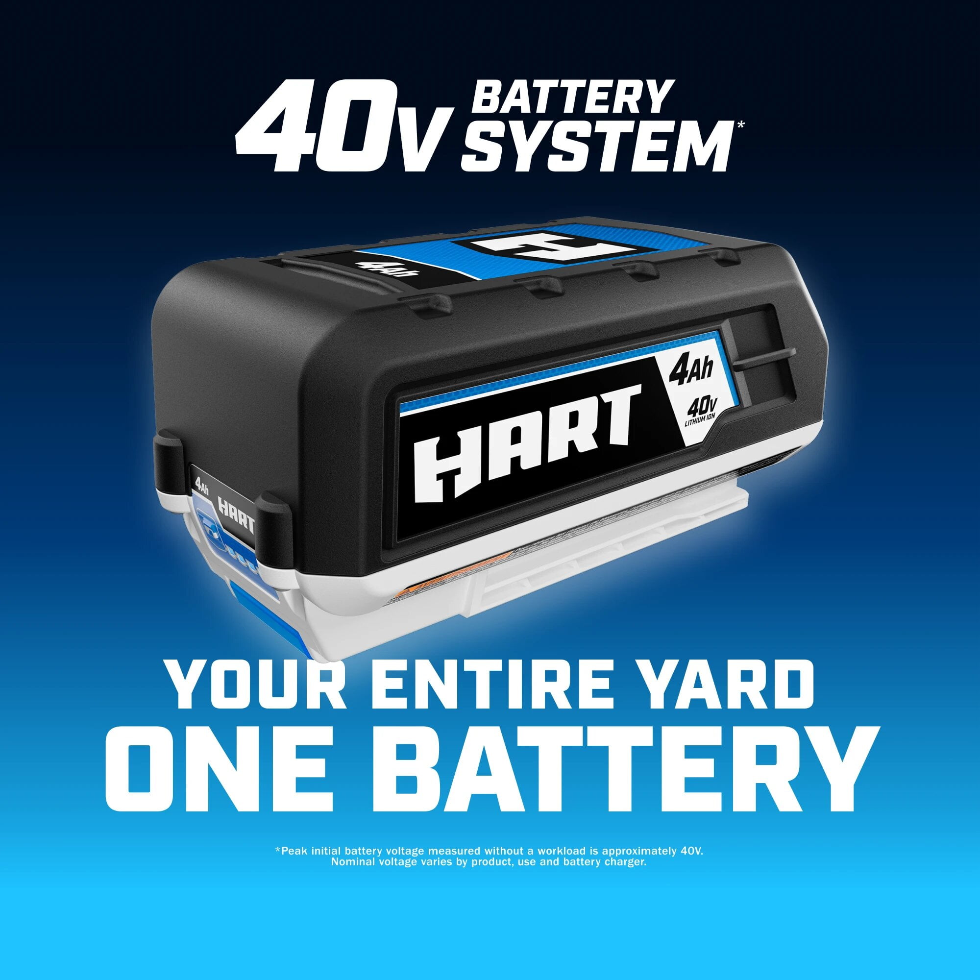 HART 40V Brushless Auger (1) 4.0 Ah Lithium-Ion Battery