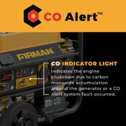 Firman P03628 Remote Start 120V 4550 / 3650 -Watt Single fuel Portable Generator