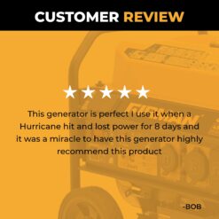 Firman P03628 Remote Start 120V 4550 / 3650 -Watt Single fuel Portable Generator