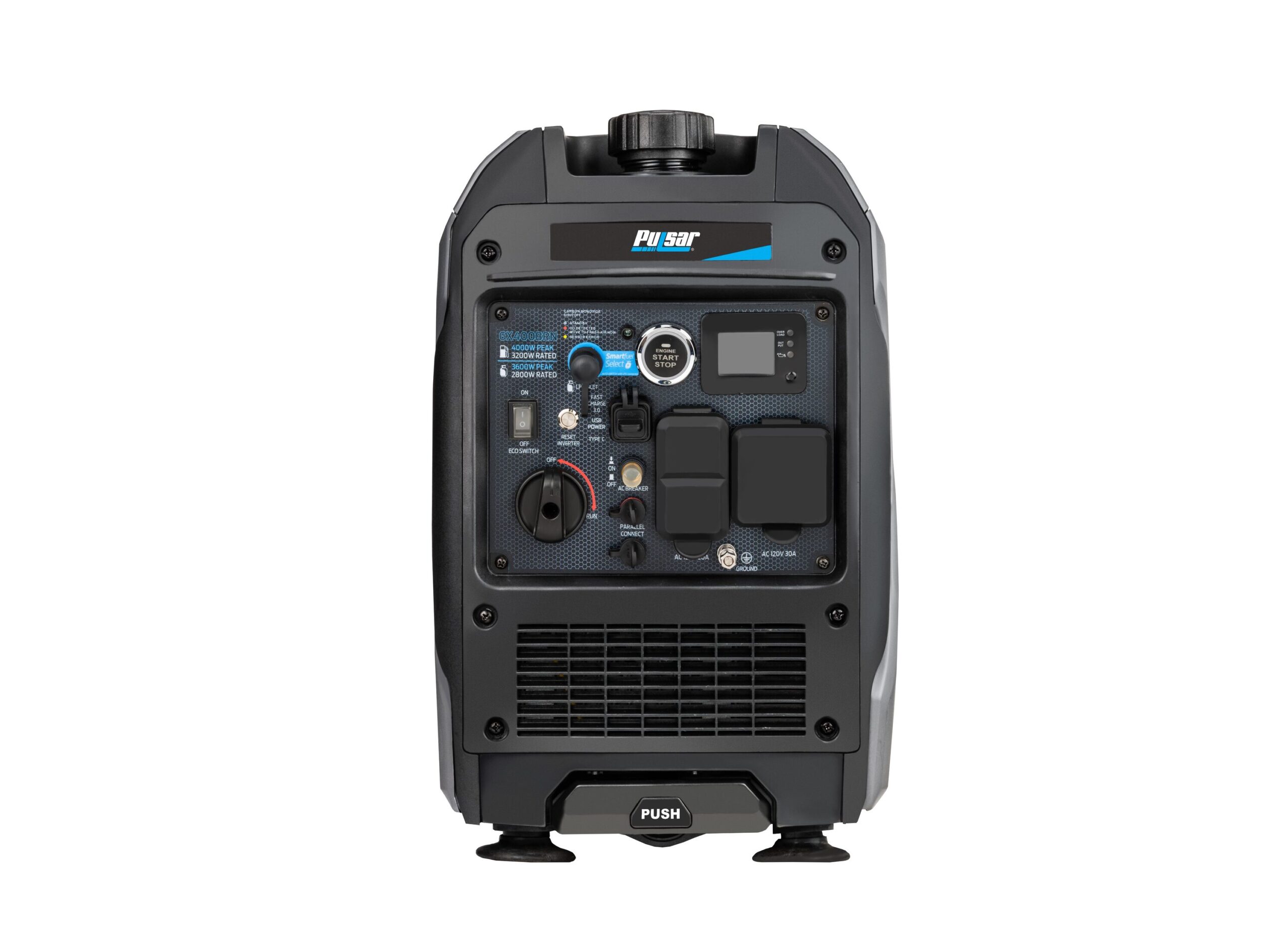 Pulsar Products Remote Start 4000 -Watt Dual Fuel (Gasoline/Propane) Inverter Generator