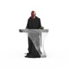 Haunted Living 6-ft Skeleton Reaper Keyboard Player Motion Activated Animatronic