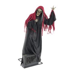 Haunted Living 7-ft Lighted Reaper Band Singer Motion Activated Animatronic