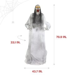 Haunted Hill Farm 5.91-ft Freestanding Laughing Animatronic