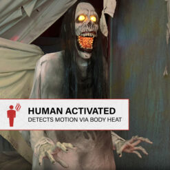 Haunted Hill Farm 5.91-ft Freestanding Laughing Animatronic