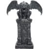 Haunted Hill Farm 3.58-ft Freestanding Motion Activated Church bells sound Gargoyle Animatronic