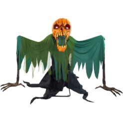 Haunted Hill Farm 4.53-ft Freestanding Motion Activated Lighted Zombie Animatronic