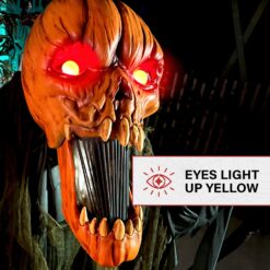 Haunted Hill Farm 4.53-ft Freestanding Motion Activated Lighted Zombie Animatronic