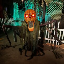 Haunted Hill Farm 4.53-ft Freestanding Motion Activated Lighted Zombie Animatronic