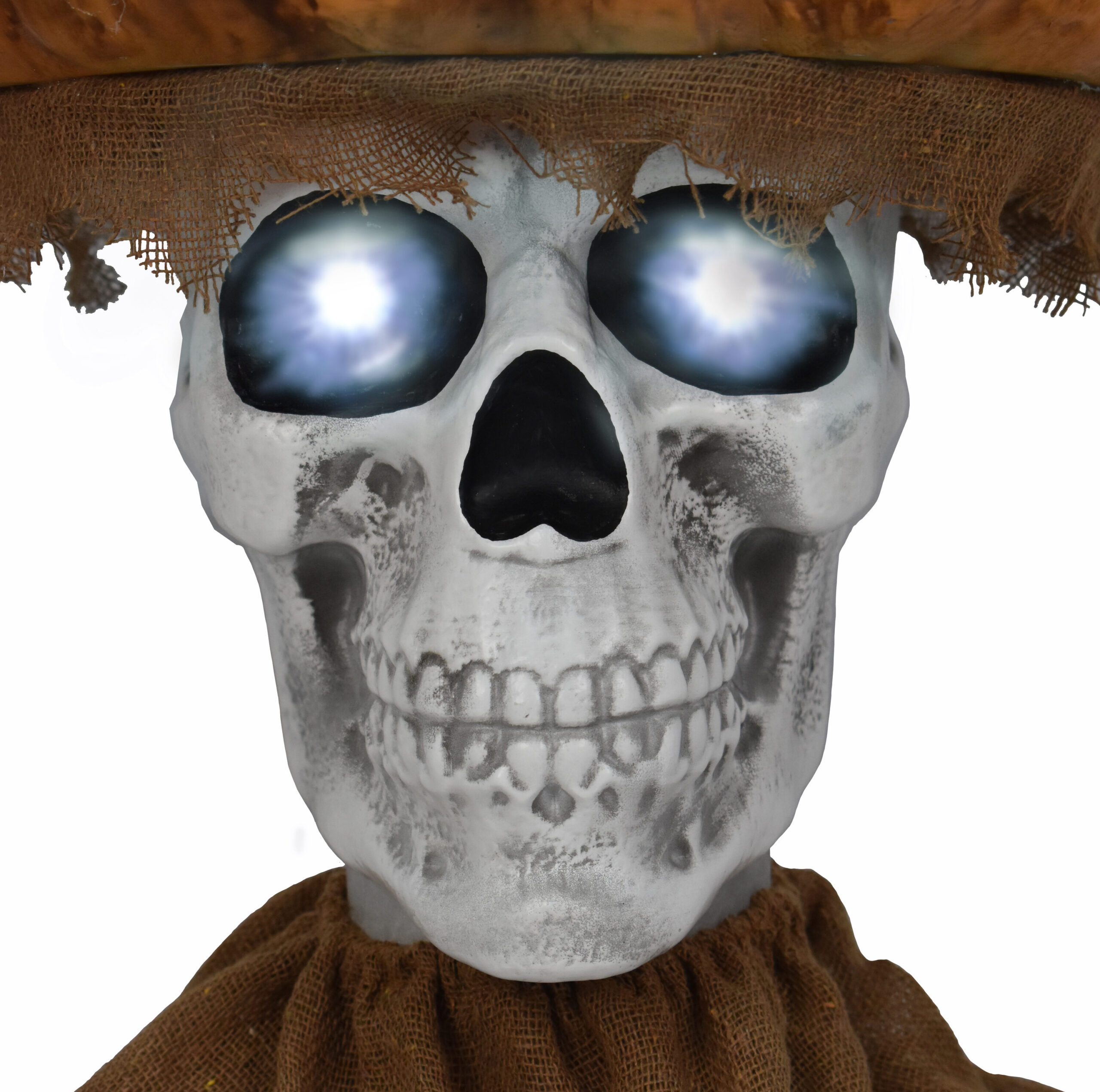 Haunted Living 4-ft Pop Up Pumpkin with Skeleton Motion Activated Lighted Animatronic