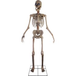 Haunted Hill Farm 8-ft Freestanding Motion Activated Talking Lighted Bones McNeely Skeleton Animatronic