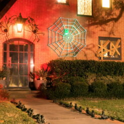 Mr. Halloween 4-Foot Outdoor Animated Spider Web