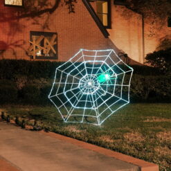 Mr. Halloween 4-Foot Outdoor Animated Spider Web