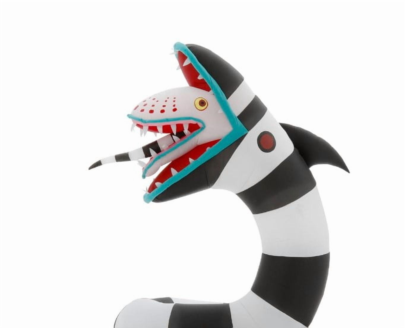 Gemmy Animated Airblown Inflatable Beetlejuice Sandworm w/LEDs Giant WB , 9.5 ft Tall, Multicolored