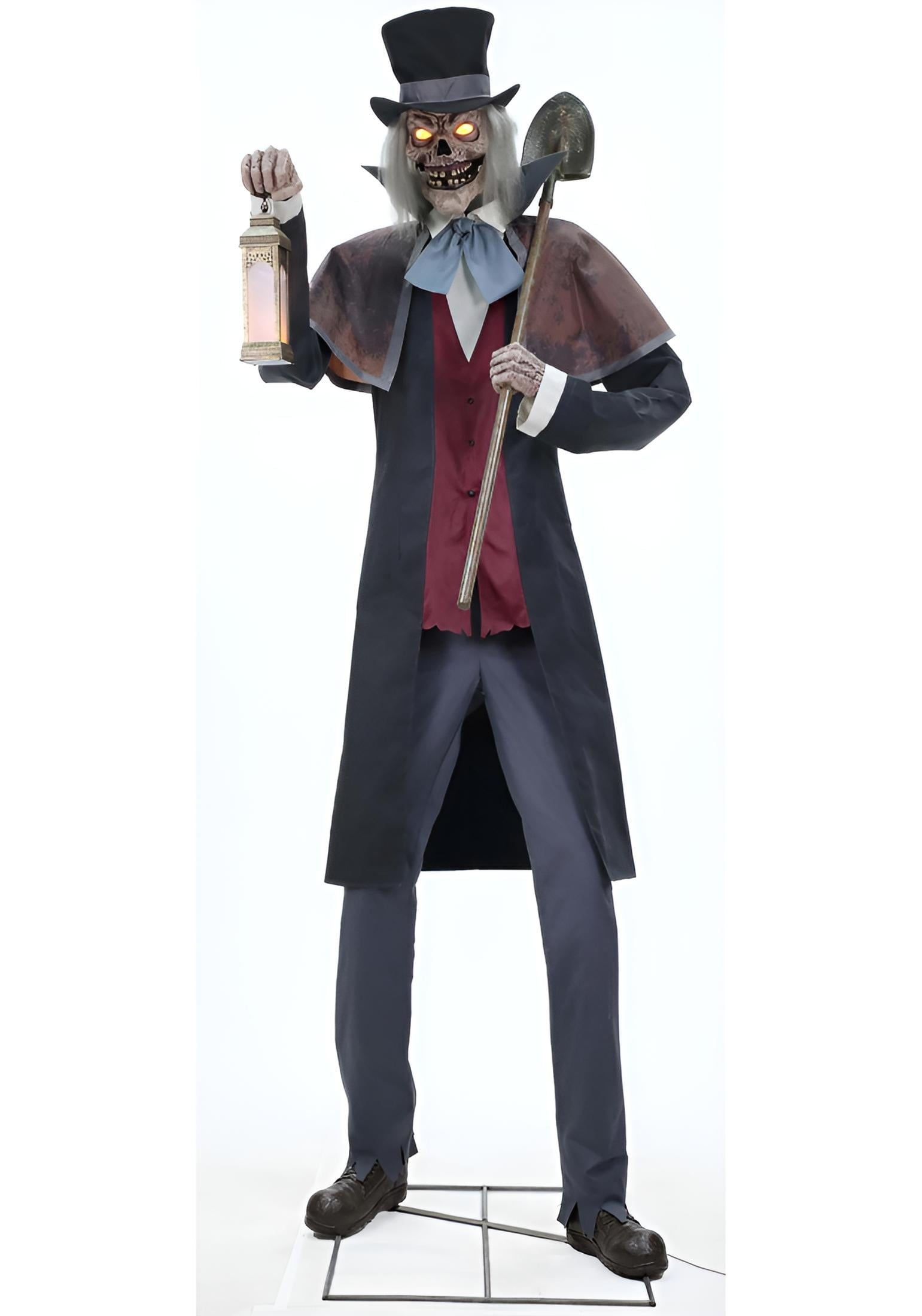 Seasonal Visions Animated Graveyard Host Halloween Decoration - 8.5 ft