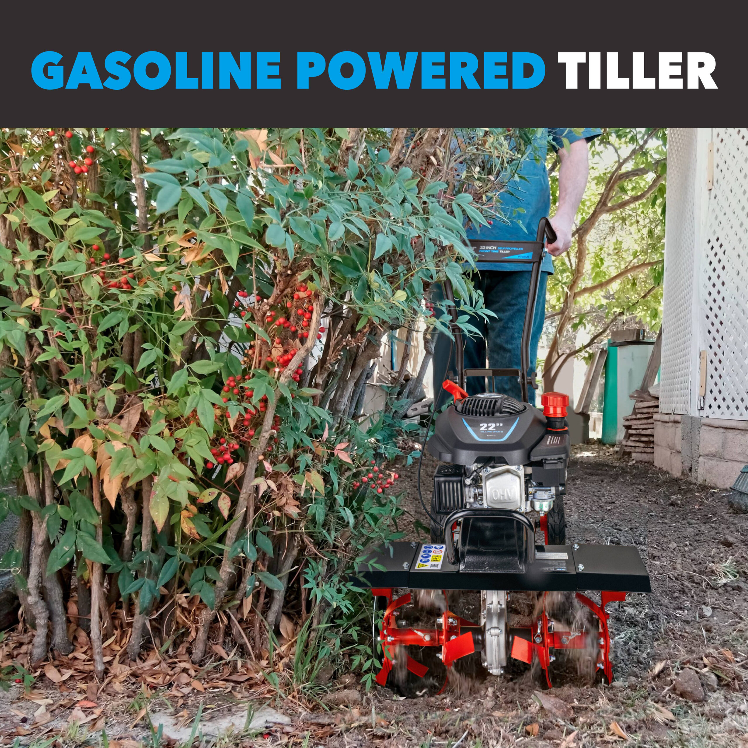 Pulsar Products 150-cc 22-in Front -Tine Forward-rotating Tiller (CARB)