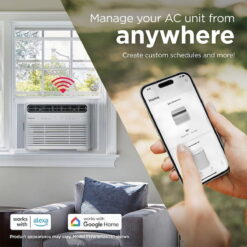 Frigidaire 10,000 BTU Window Room Air Conditioner with Wi-Fi up to 450 sq ft, White