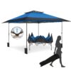 Sunshine Valley 13-ft x 13-ft Square Blue Pop-up canopy