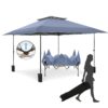 Sunshine Valley 13-ft x 13-ft Square Gray Blue Pop-up canopy