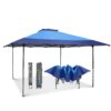 Sunshine Valley 13-ft x 13-ft Square Blue Pop-up canopy