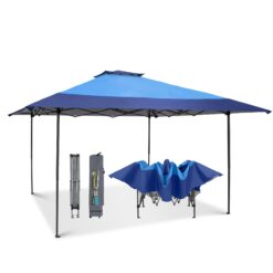 Sunshine Valley 13-ft x 13-ft Square Blue Pop-up canopy