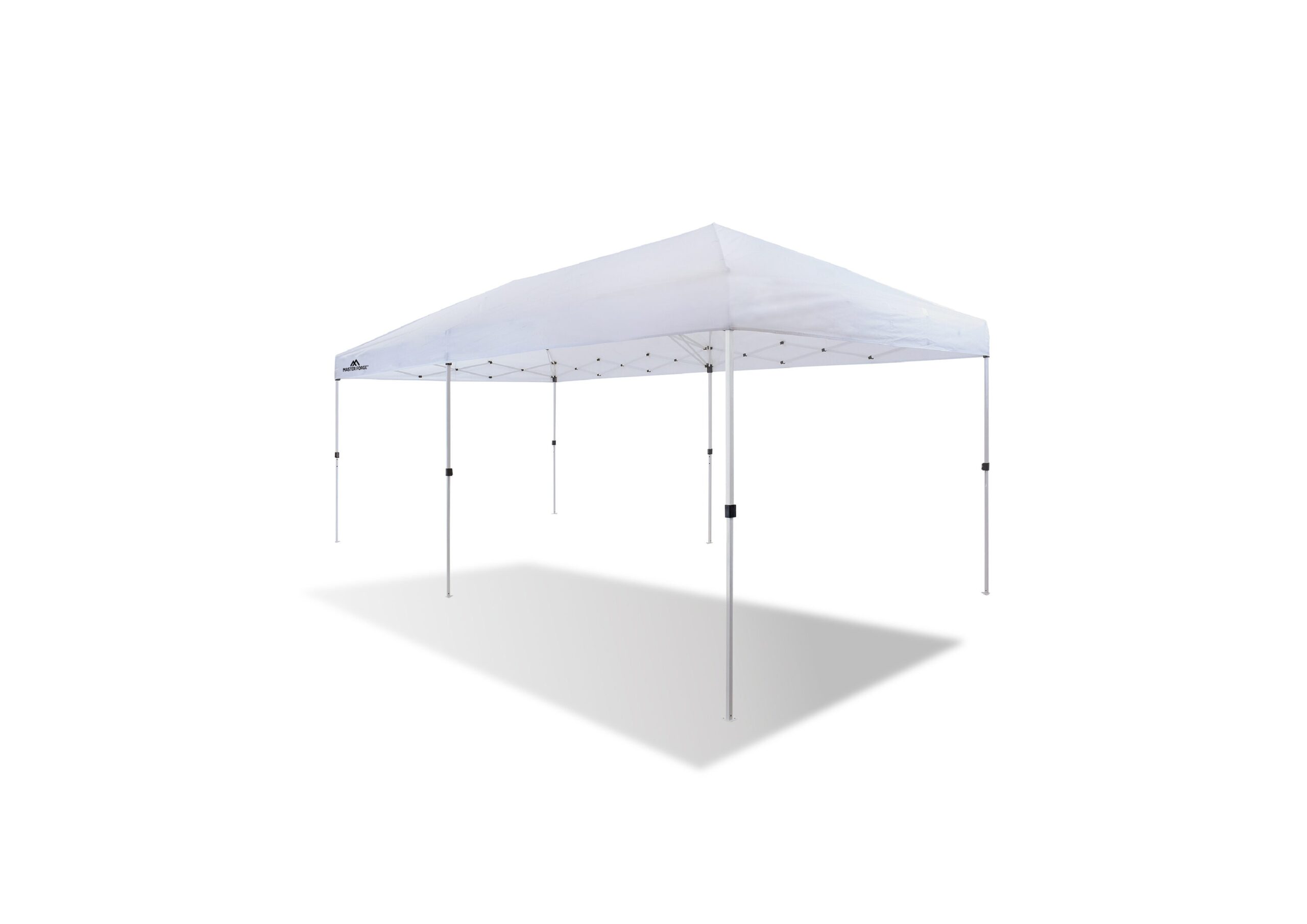 Master Forge 20-ft x 10-ft Rectangle White Pop-up canopy