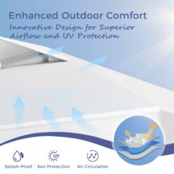 Sunshine Valley 10-ft x 10-ft Square White Pop-up canopy